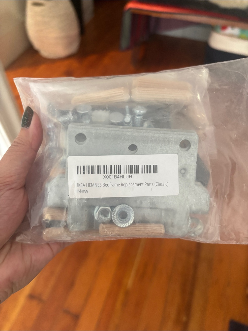 IKEA HEMNES platform bed frame hardware kit